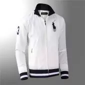 jacket ralph lauren garcon france polo 3 big polyester 211 blanc